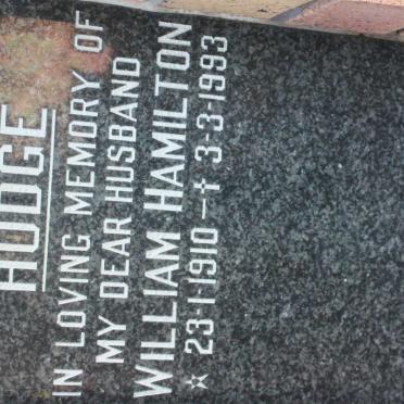 HODGE William Hamilton 1910-1993