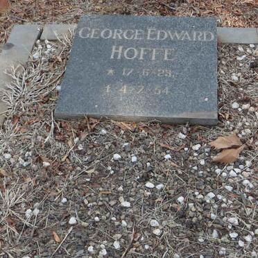 HOFFE George Edward 1923-1954