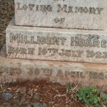 HOARE Millicent 1923-1924