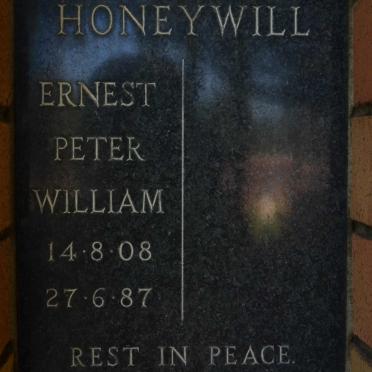 HONEYWILL Ernest Peter William 1908-1987