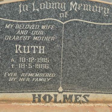 HOLMES Ruth 1915-1966