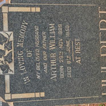 HULBERT Arthur William 1889-1950