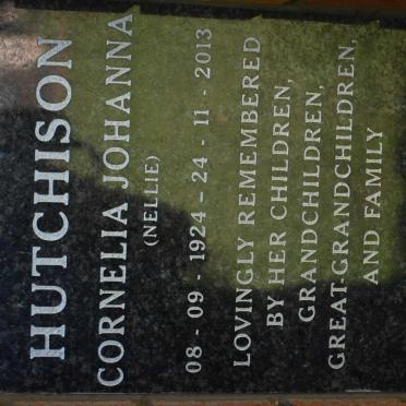 HUTCHISON Cornelia Johanna 1924-2013