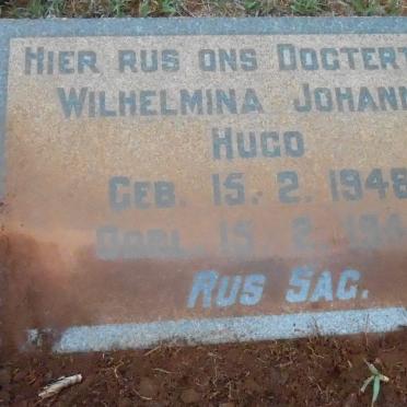 HUGO Wilhelmina Johanna 1948-1948