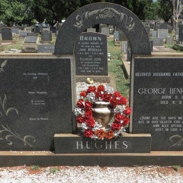 HUGHES George Henry 1913-1969 &amp; Anne 1910-1994