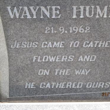 HUME Wayne -1962