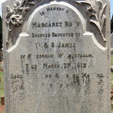 JAMES Margaret Ruby -1912