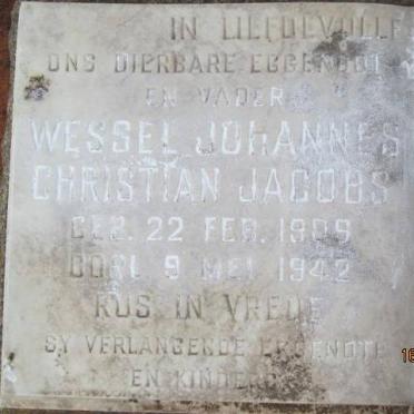 JACOBS Wessel Johannes Christian 1909-1942