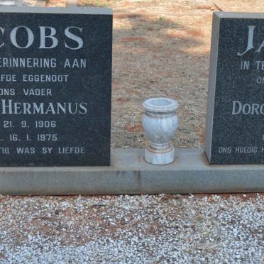 JACOBS David Hermanus 1906-1975 &amp; Dorothea Jacoba 1908-1989