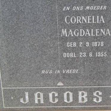 JACOBS Cornelia Magdalena 1878-1955