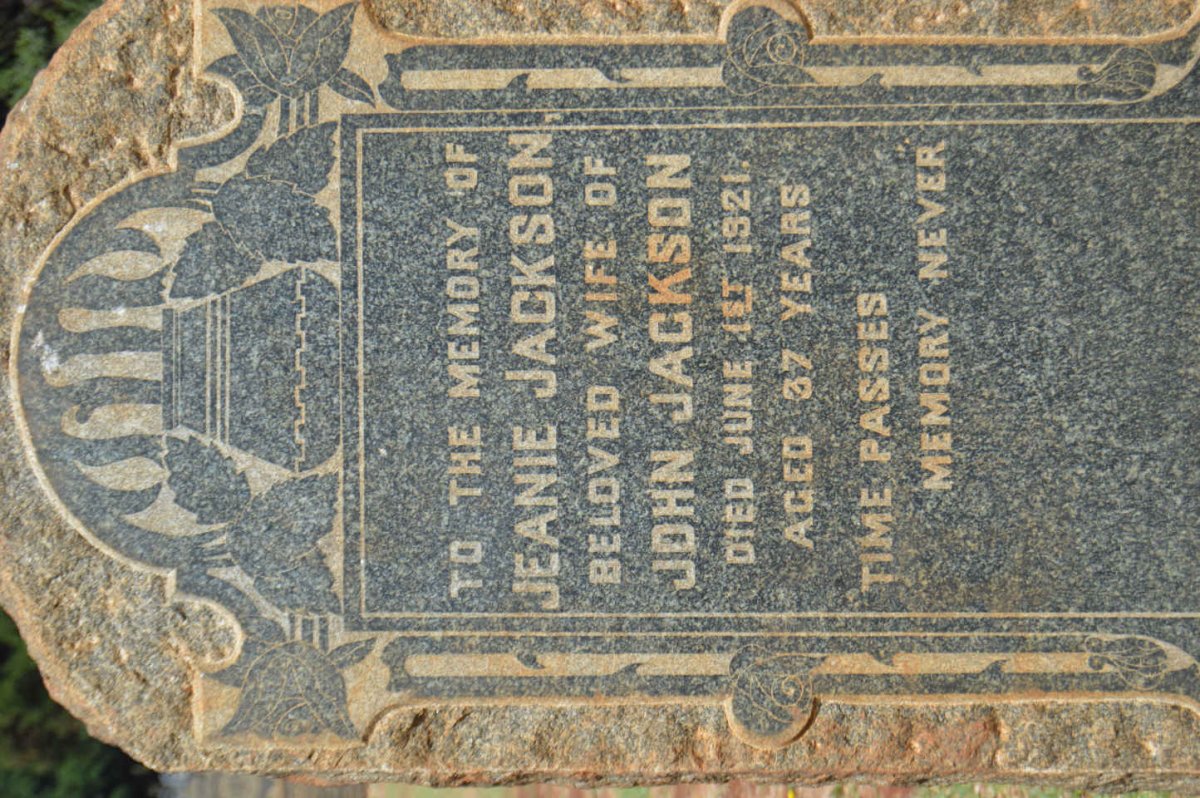 JACKSON Jeanie -1921