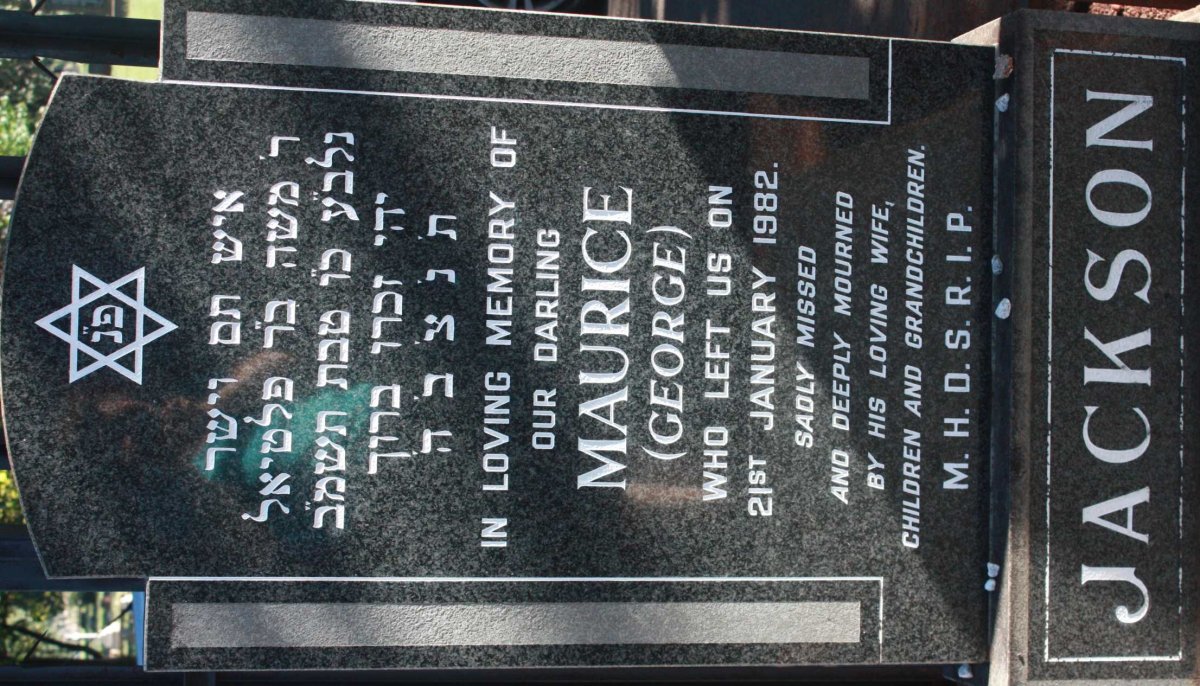 JACKSON Maurice -1982