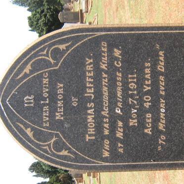 JEFFERY Thomas -1911