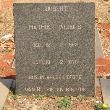 JOUBERT Mathias Jacobus 1892-1970