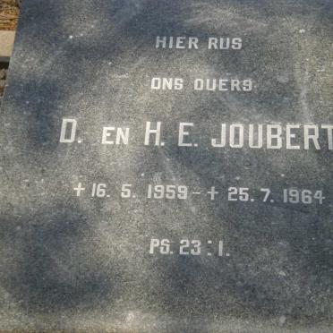 JOUBERT D. &amp; H.E. 1959-1964