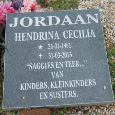 JORDAAN Hendrina Cecilia 1961-2013