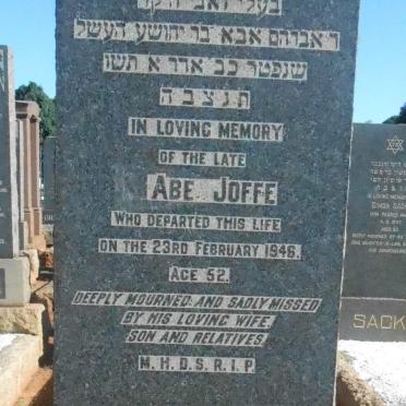 JOFFE Abe -1946