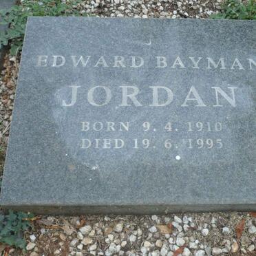 JORDAN Edward Bayman 1910-1995