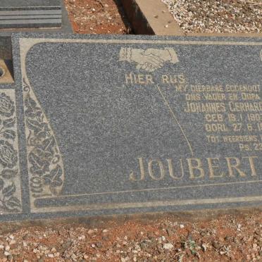 JOUBERT Johannes Gerhardus 1907-1965