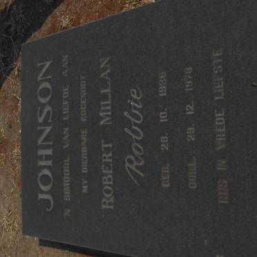 JOHNSON Robert Millan 1936-1978