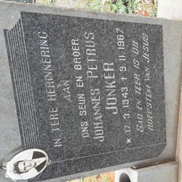 JONKER Johannes Petrus 1943-1967