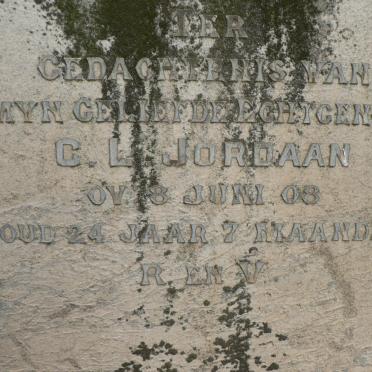 JORDAAN C.L. -1908