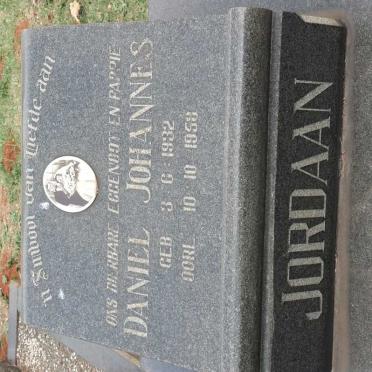 JORDAAN Daniel Johannes 1932-195?