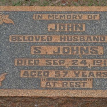 JOHNS John -1919