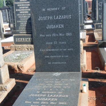 JUDAKEN Joseph Lazarus -1963