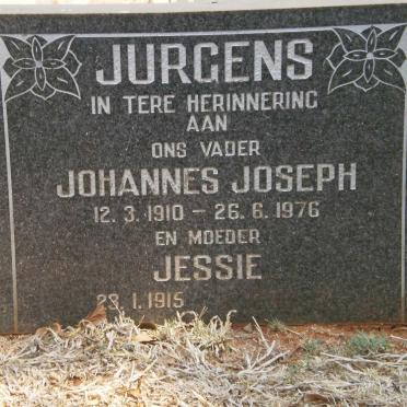 JURGENS Johannes Joseph 1910-1976 &amp; Jessie 1915-