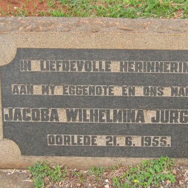 JURGENS Jacoba Wilhelmina -1955