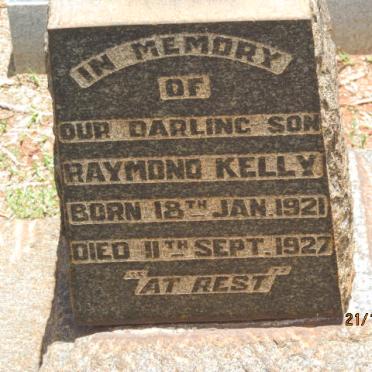 KELLY Raymond 1921-1927