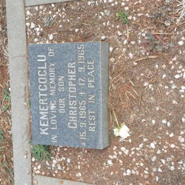 KEMERTGOGLU Christopher 1965-1965