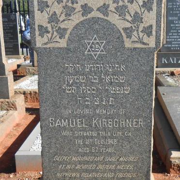 KIRSCHNER Samuel -1949