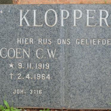 KLOPPER Coen C.W. 1919-1964