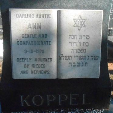 KOPPEL Ann -1970