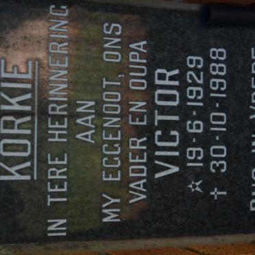 KORKIE Victor 1929-1988