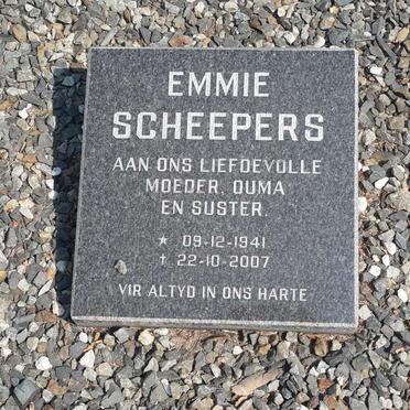 SCHEEPERS Emmie 1941-2007