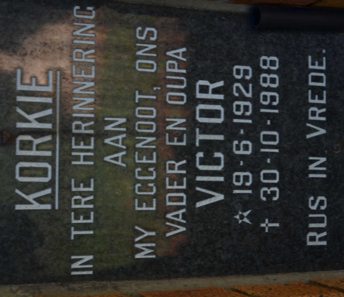 KORKIE Victor 1929-1988