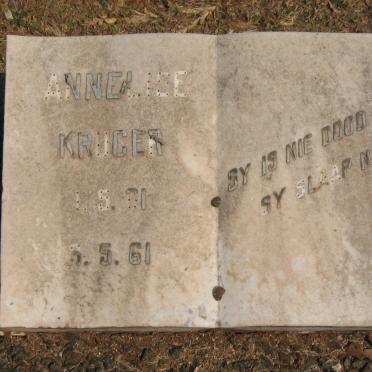 KRUGER Annelise 1961-1961