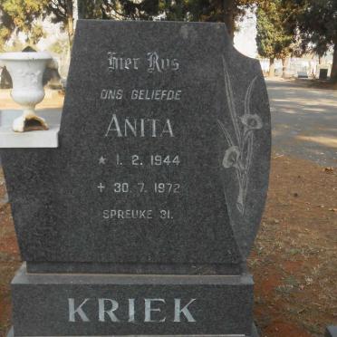 KRIEK Anita 1944-1972