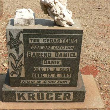 KRUGER Barend Daniel 1952-1954