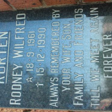 KURTEN Rodney Wilfred 1961-1990