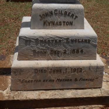 KYNASTON John Gilbert 1884-1912