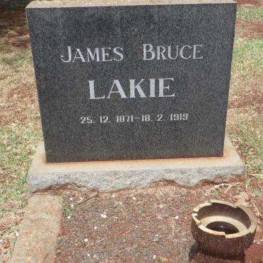 LAKIE James Bruce 1871-1919