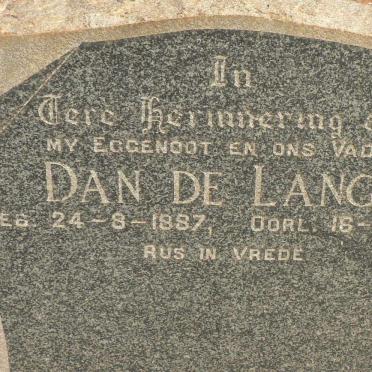 LANGE Dan, de 1887-1955