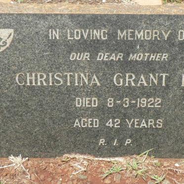 LANG Christina Grant -1922