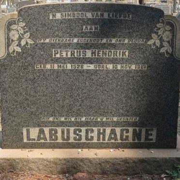 LABUSCHAGNE Petrus Hendrik 1928-1961