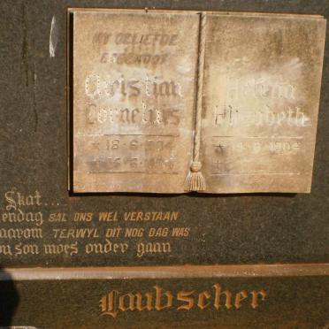 LAUBSCHER Christian Cornelius 1904-1964 &amp; Helena Elizabeth 1904-