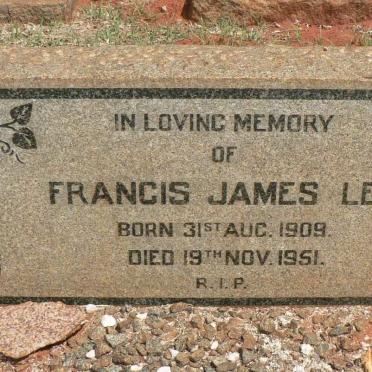 LEE Francis James 1909-1951